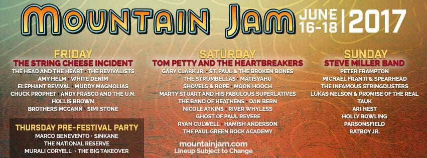 Mountain Jam 2017 Poster