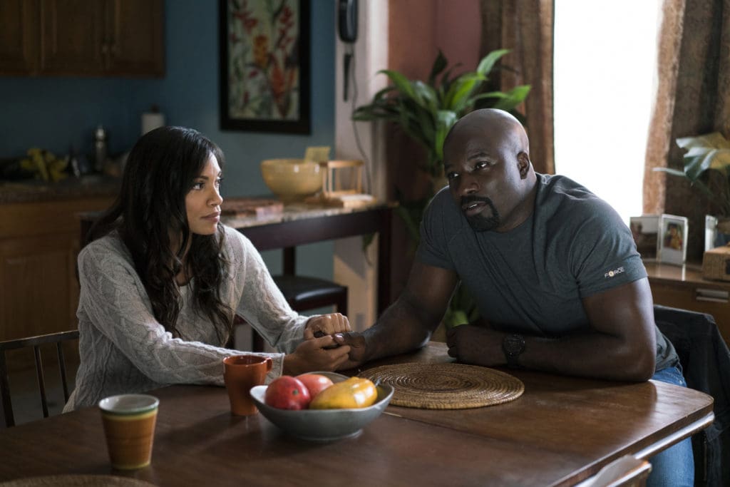 Claire and Luke Cage in The Defenders