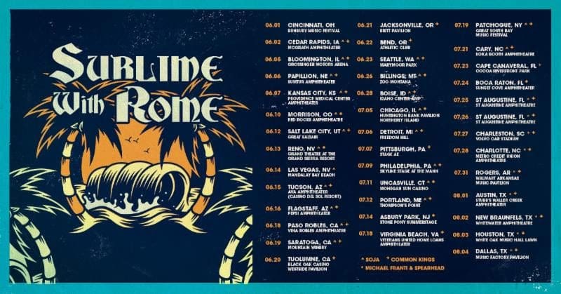 Sublime with Rome 2019 Summer Tour