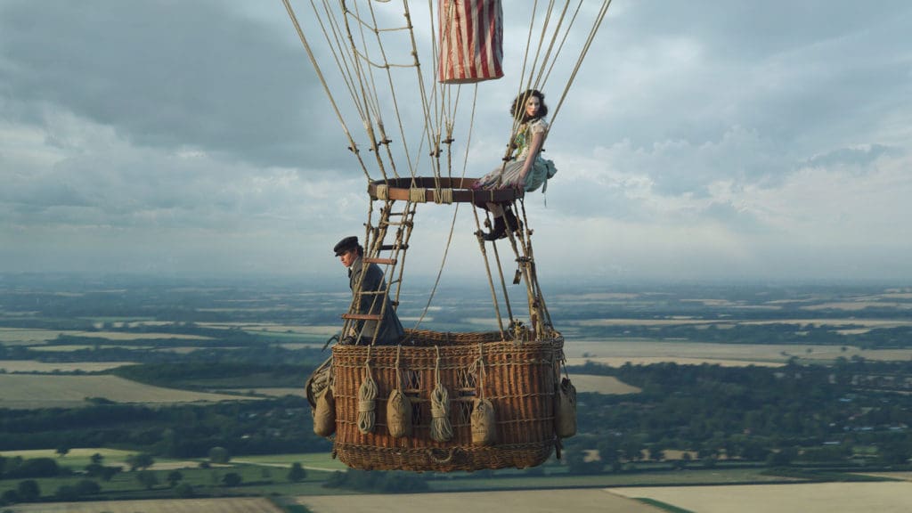 Eddie Redmayne and Felicity Jones in The Aeronauts