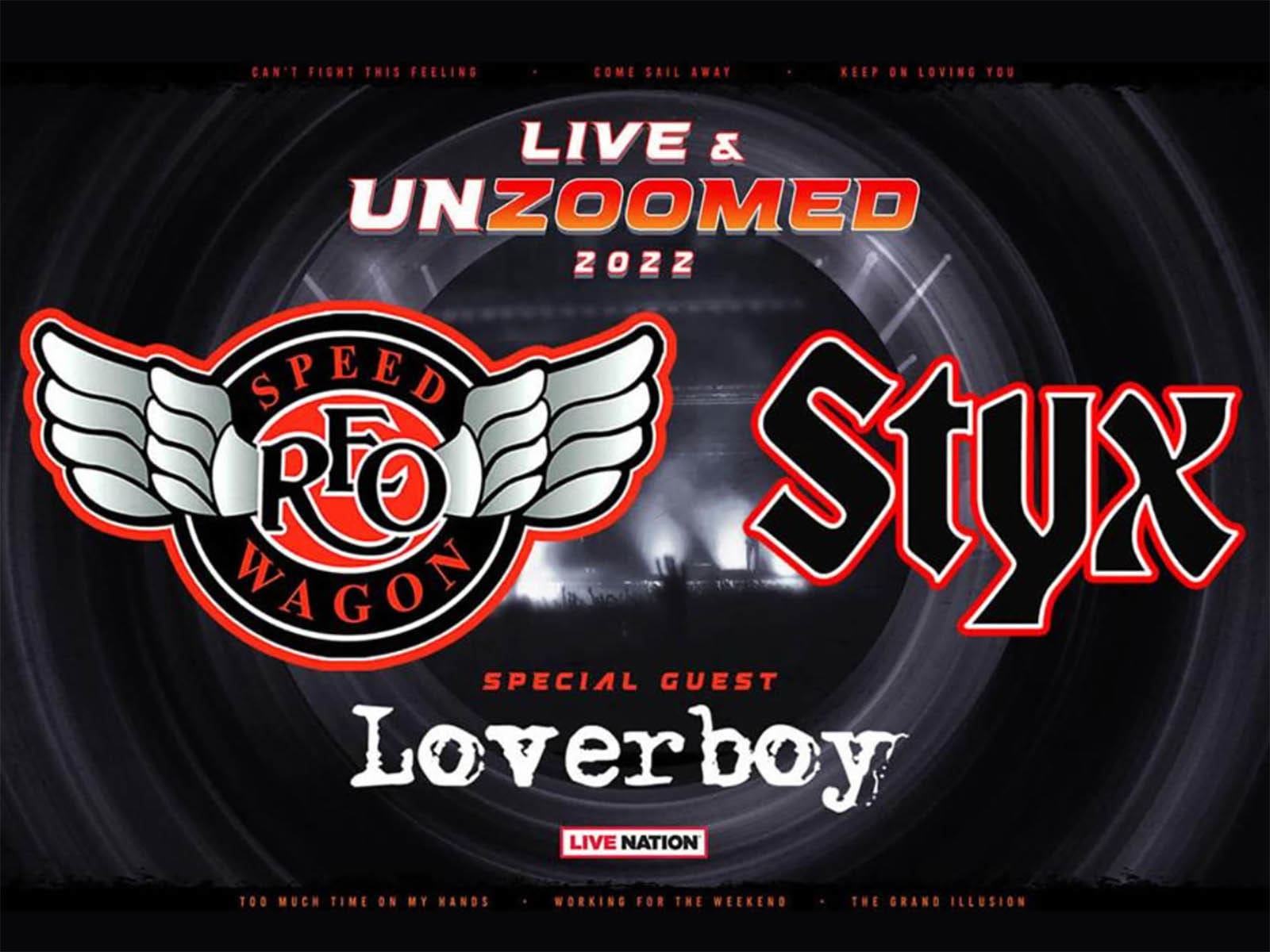Styx Celebrates 50 Years with REO Speedwagon & Loverboy on Live