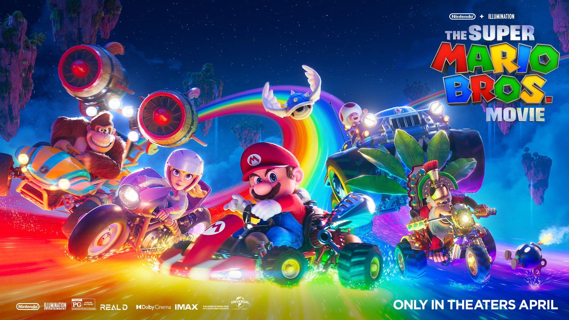 Super Mario Bros Movie Mario Kart Race