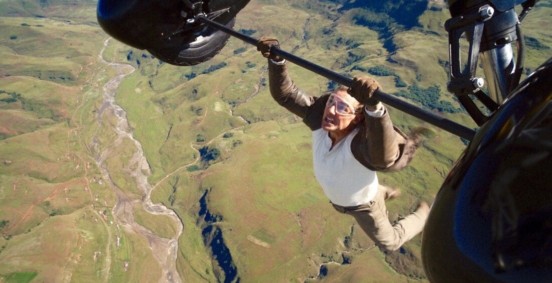 Tom Cruise in Mission: Impossible - The Final Reckoning.