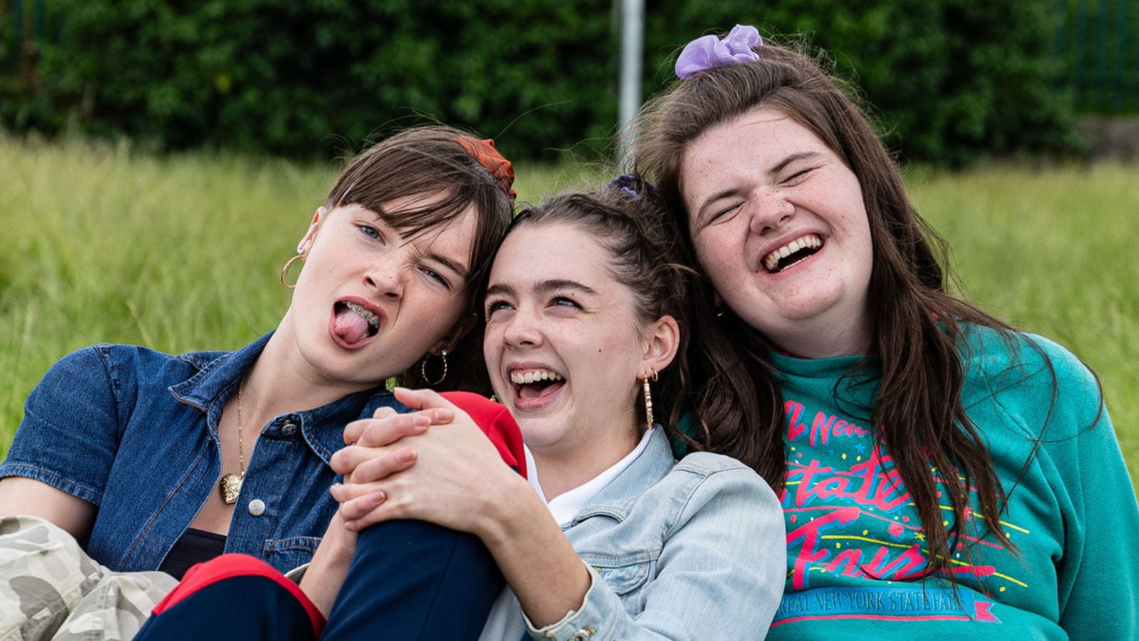 Ruby Conway Dunne, Molly Byrne and Alicia Weaver in READY OR NOT.
