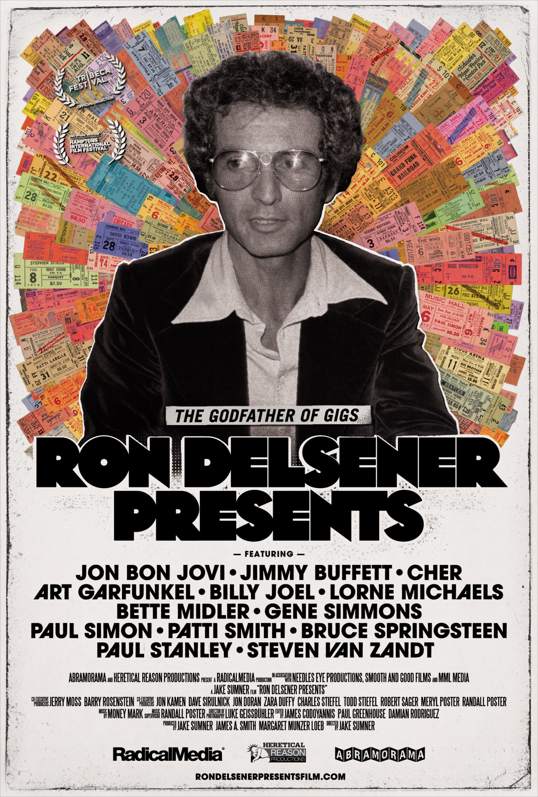 Ron Delsener Presents Poster