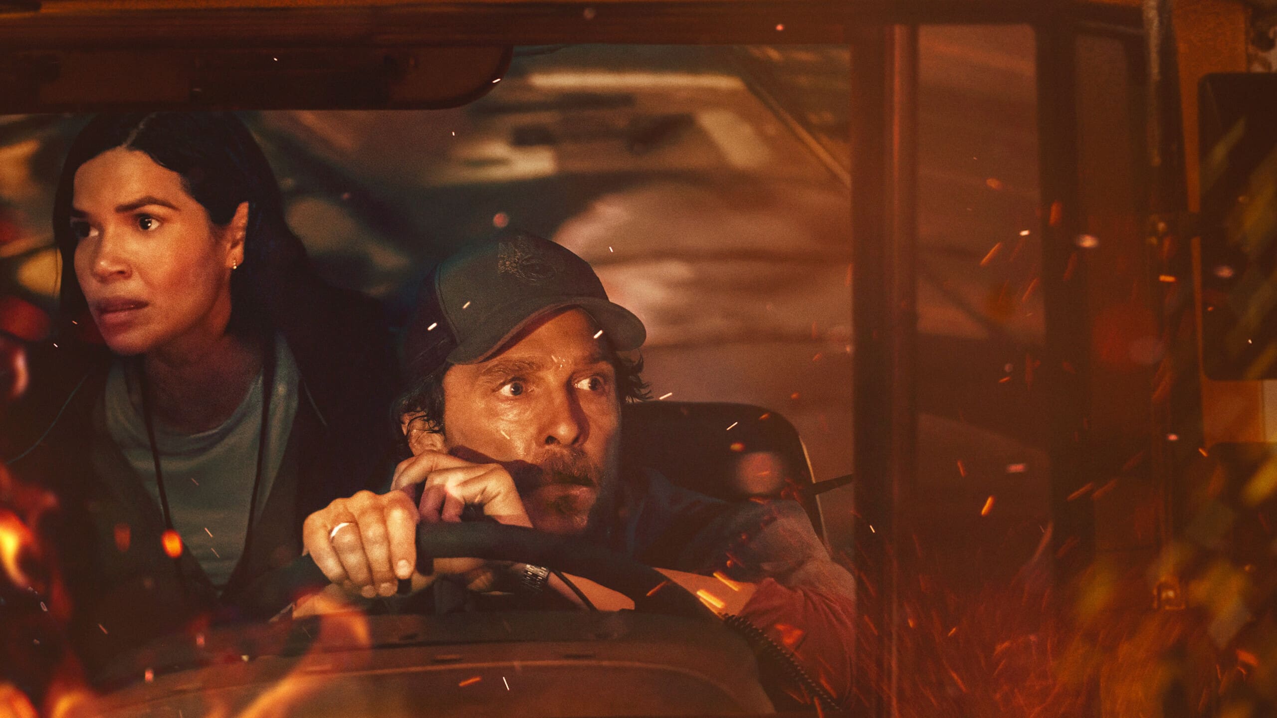 The Lost Bus Matthew McConaughey, America Ferrara