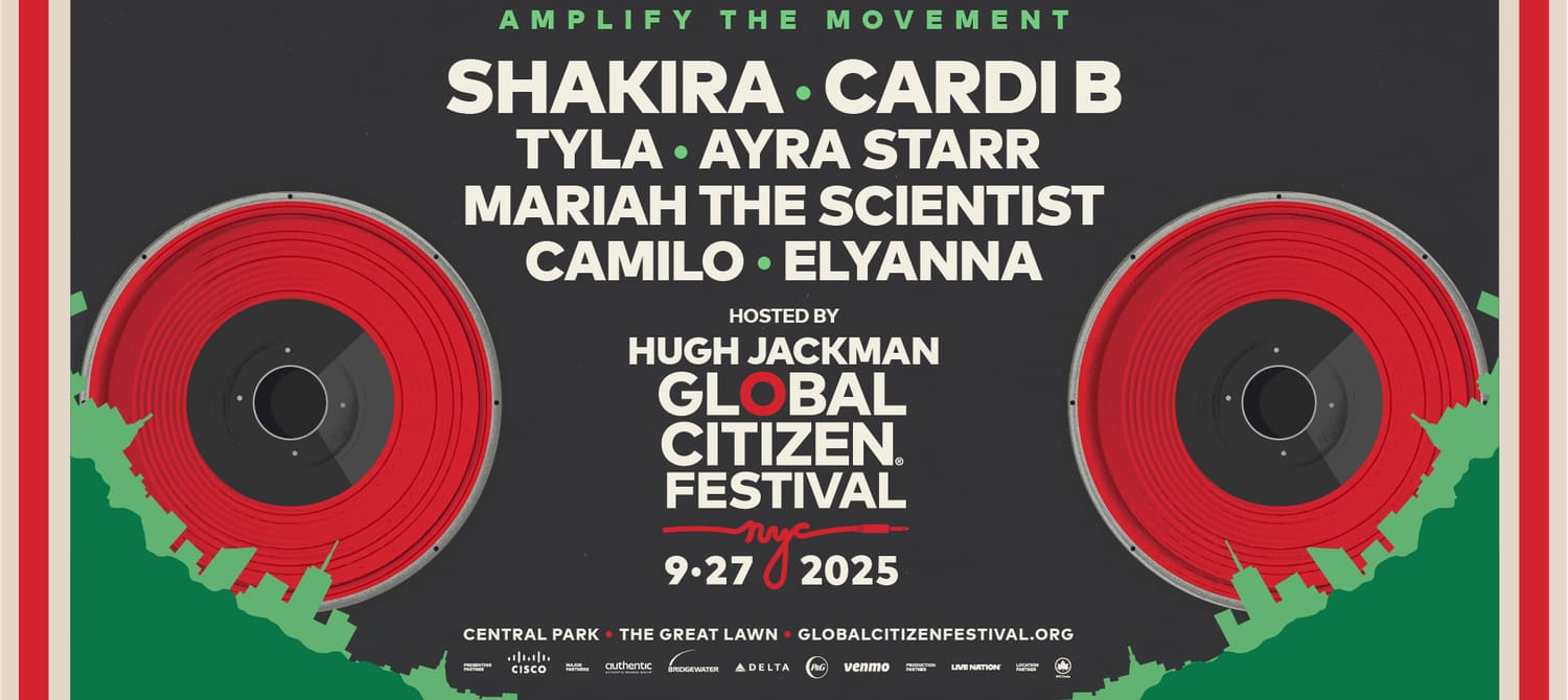 Global Citizen Festival 2025 Poster