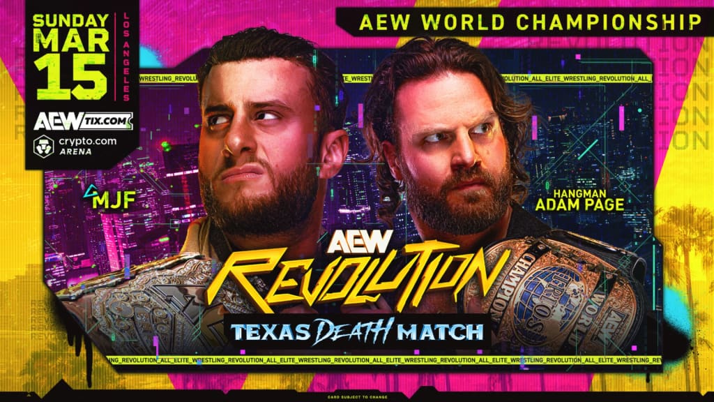 MJF vs Hangman Page AEW Revolution 2026