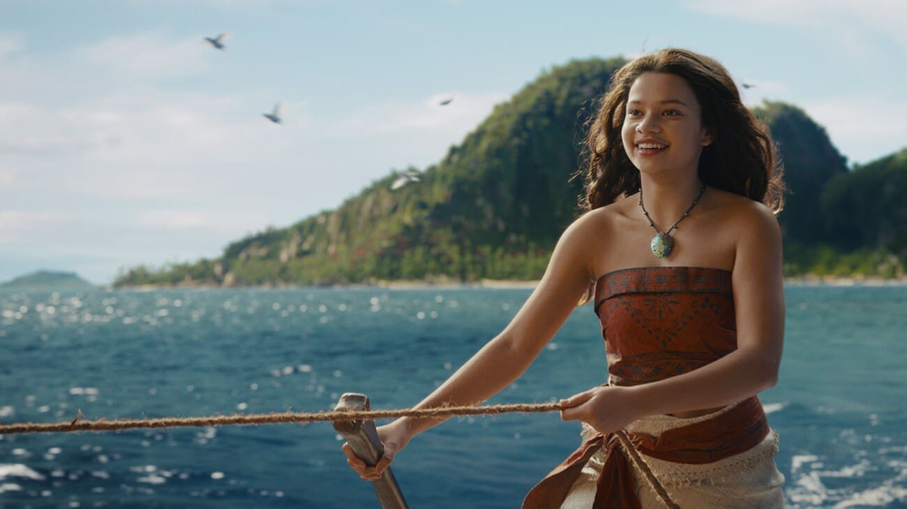 Catherine Laga'aia in Disney's live-action MOANA remake.