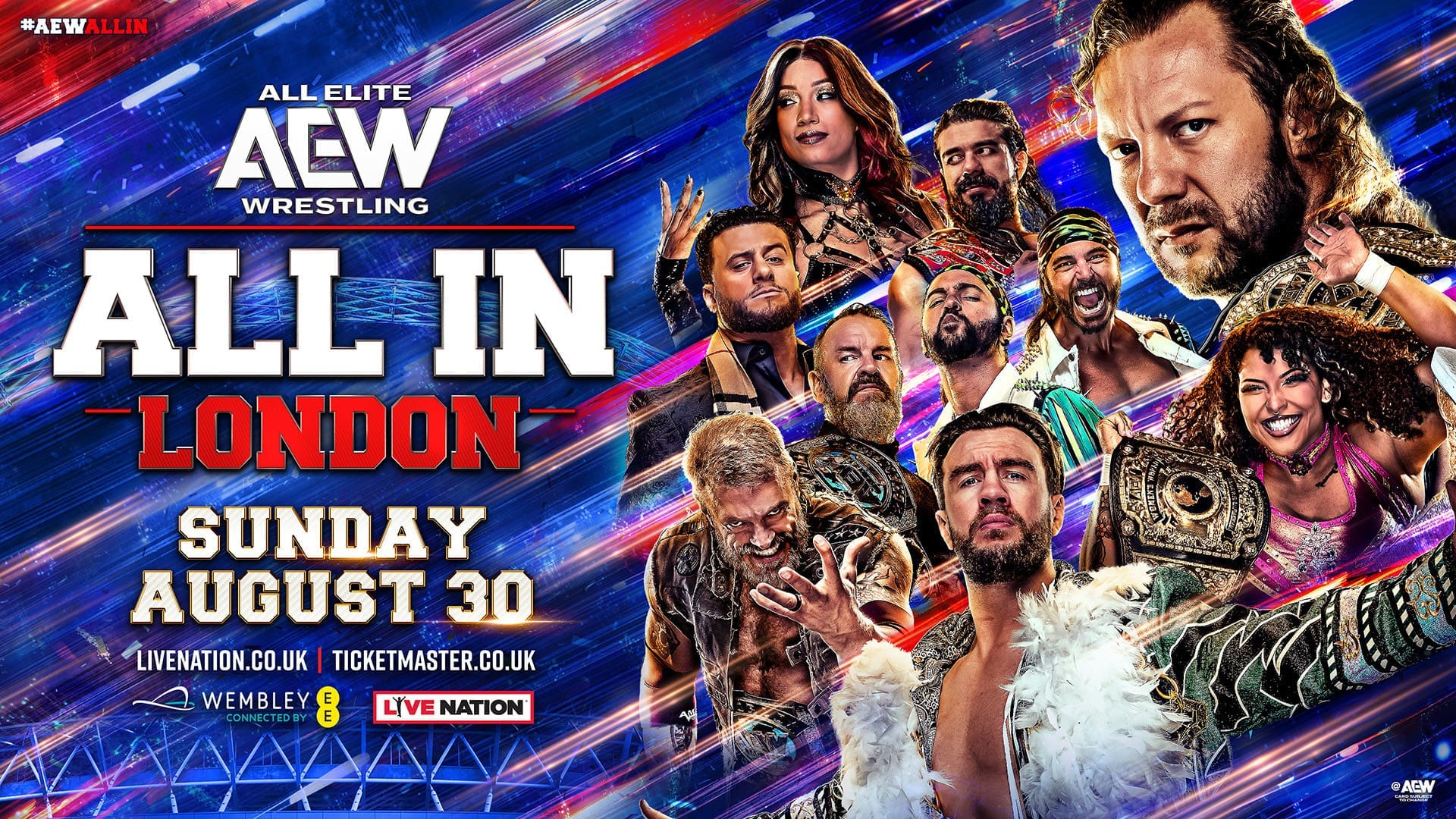 AEW All In London 2026 Poster