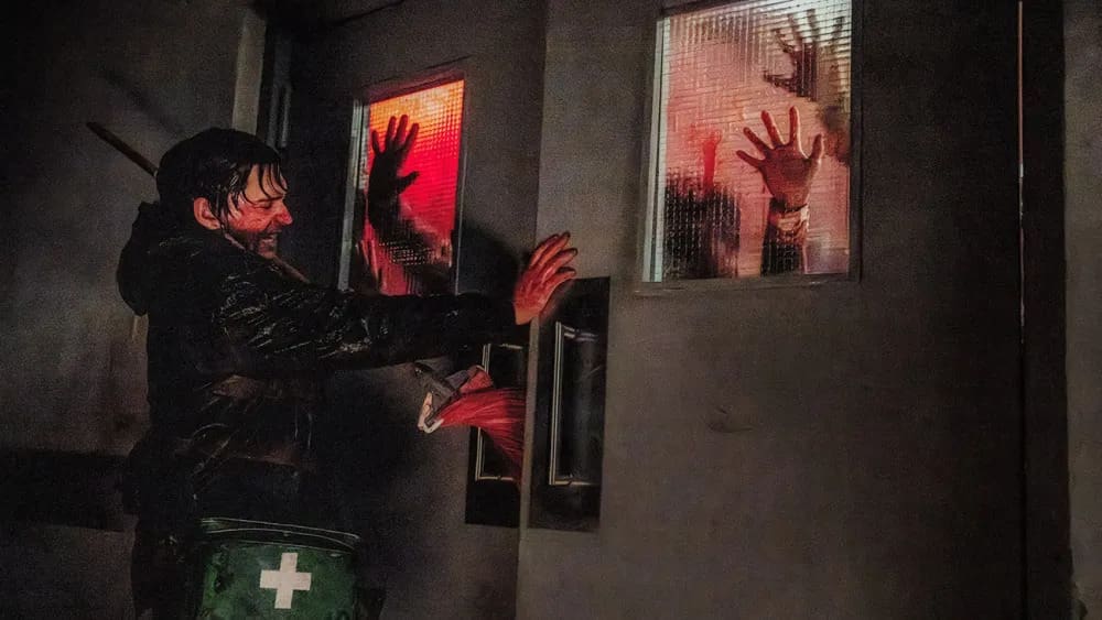 Austin Abrams in RESIDENT EVIL (2026).