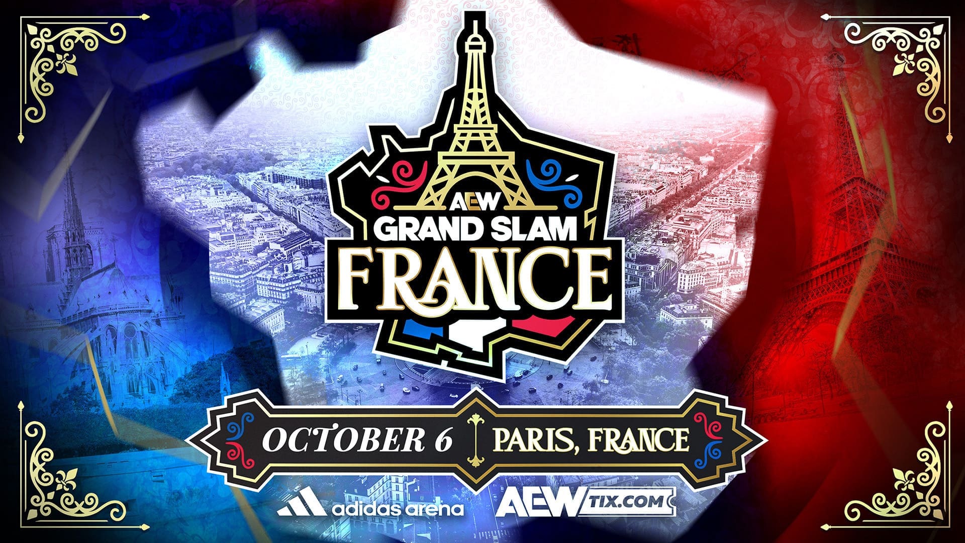 AEW Grand Slam France Logo